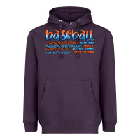 Plum vintage baseball Heavyweight Hoodie - Artiststas