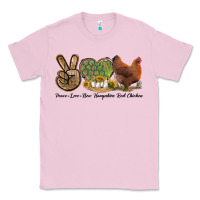 Bubblegum Pink Peace Love New Hampshire Red Chicken Classic Tee - LillyAllenDesigns