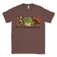 Chestnut Peace Love New Hampshire Red Chicken Classic Tee - LillyAllenDesigns