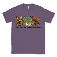 Lavender Peace Love New Hampshire Red Chicken Classic Tee - LillyAllenDesigns