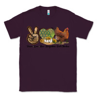 Plum Peace Love New Hampshire Red Chicken Classic Tee - LillyAllenDesigns