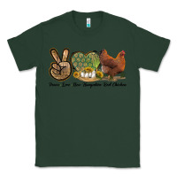 Sports Green Peace Love New Hampshire Red Chicken Classic Tee - LillyAllenDesigns