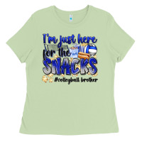Matcha im just here for the snacks volleyball brother Ladies Tee - Zillion Design Studio