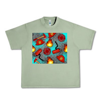 Oil Green firefighter equipment Urban Heavy Tee - Artiststas