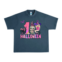 Midnight Navy my first pink halloween Urban Heavy Tee - AdoDesignShop
