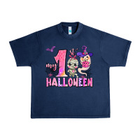 Navy my first pink halloween Urban Heavy Tee - AdoDesignShop