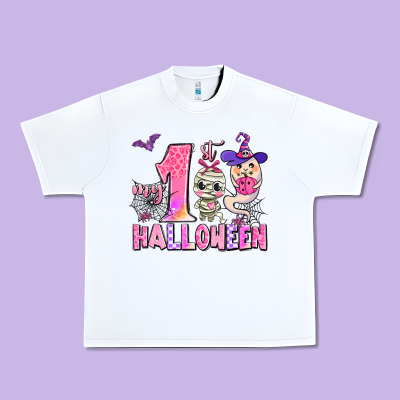 My First Pink Halloween Urban Heavy Tee Designed By Adodesignshop