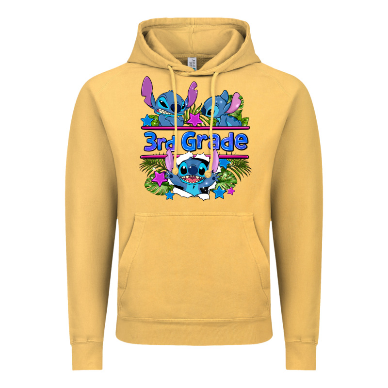 Preview Flower Stitch 3rd Grade Vintage Hoodie by AdoDesignShop | Teevron