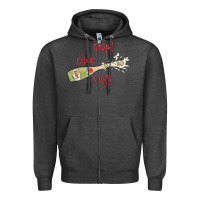 Charcoal Heather cheers to the new year Zipper Hoodie - MaliasSmallBusiness