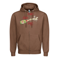 Chestnut cheers to the new year Zipper Hoodie - MaliasSmallBusiness