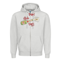 Dove Grey cheers to the new year Zipper Hoodie - MaliasSmallBusiness