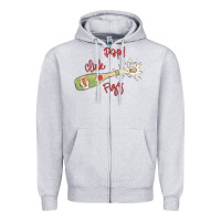 Heather Grey cheers to the new year Zipper Hoodie - MaliasSmallBusiness