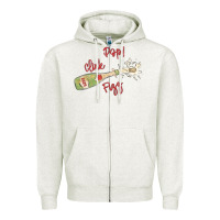 Oatmeal Heather cheers to the new year Zipper Hoodie - MaliasSmallBusiness