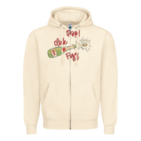 Sandshell cheers to the new year Zipper Hoodie - MaliasSmallBusiness