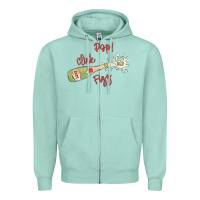 Seafoam cheers to the new year Zipper Hoodie - MaliasSmallBusiness