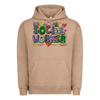 Pigment Burro social worker mardi gras cowgirl Urban Hoodie - CowGirlArtShop