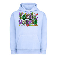 Pigment Grape Ice social worker mardi gras cowgirl Urban Hoodie - CowGirlArtShop