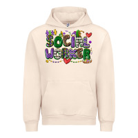 Sandshell social worker mardi gras cowgirl Urban Hoodie - CowGirlArtShop