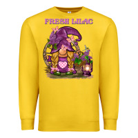 Lemon fresh lilac gnome Premium Sweatshirt - BarkalooDesign