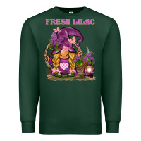 Sports Green fresh lilac gnome Premium Sweatshirt - BarkalooDesign
