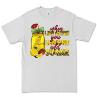 Dove Grey when life gives you lemons add sugar Premium Tee - texasbilliewilder