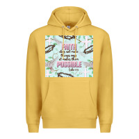 Antique Gold faith does not make things easy Premium Hoodie - JahusDesignShop