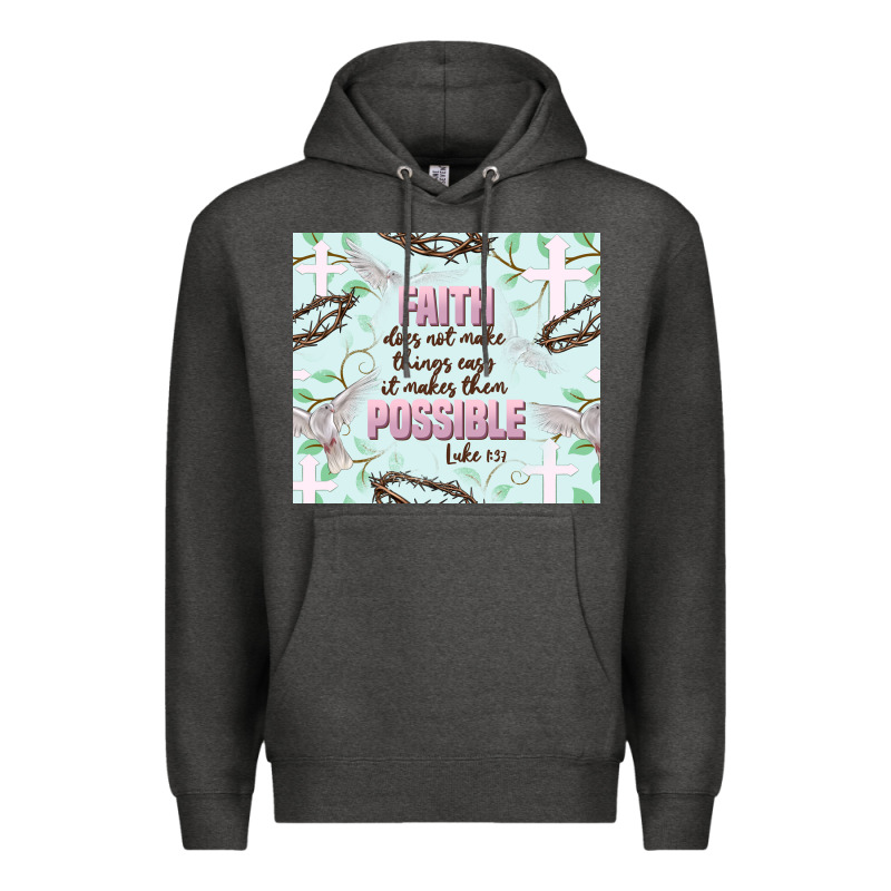 Faith Does Not Make Things Easy Premium Hoodie by JahusDesignShop | Teevron