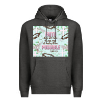 Charcoal Heather faith does not make things easy Premium Hoodie - JahusDesignShop