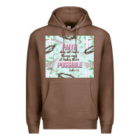 Chestnut faith does not make things easy Premium Hoodie - JahusDesignShop