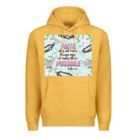 Mustard faith does not make things easy Premium Hoodie - JahusDesignShop