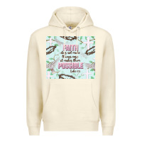 Sandshell faith does not make things easy Premium Hoodie - JahusDesignShop