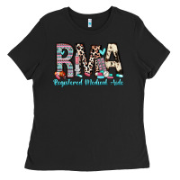 Black rma registered medical aide Ladies Tee - Zillion Design Studio