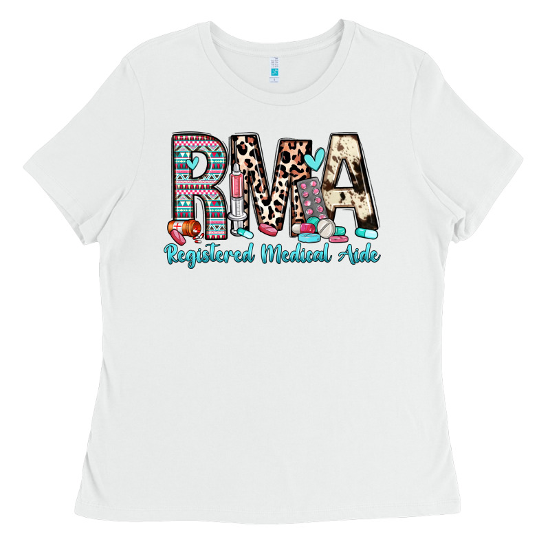 Rma Registered Medical Aide Ladies Tee by Zillion Design Studio | Teevron