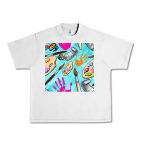 Lunar Rock find art class seamless pattern Urban Heavy Tee - BundleAndBundleShop