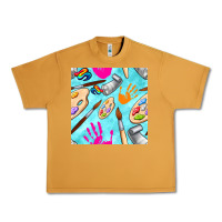 Peanut Butter find art class seamless pattern Urban Heavy Tee - BundleAndBundleShop
