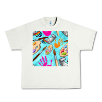 Pistachio find art class seamless pattern Urban Heavy Tee - BundleAndBundleShop