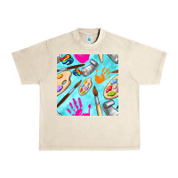 Sandshell find art class seamless pattern Urban Heavy Tee - BundleAndBundleShop