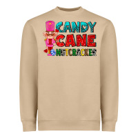 Candy Cane And Pink Nutcracker Ado Heavyweight Sweatshirt | Teevron