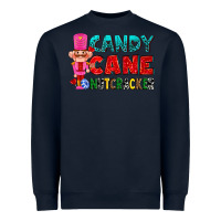 Navy candy cane and pink nutcracker ado Heavyweight Sweatshirt - AdoDesignShop