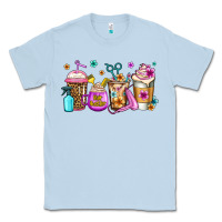 Dusty Blue hair hustler coffee Classic Tee - Jasminsmagicworld
