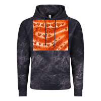 Cloud Black orange glitter heart Vintage Hoodie - JahusDesignShop
