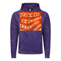 Cloud Purple orange glitter heart Vintage Hoodie - JahusDesignShop