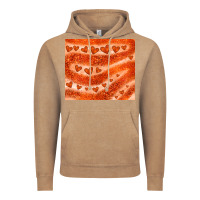 Vintage Coffee orange glitter heart Vintage Hoodie - JahusDesignShop