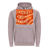 Vintage Zinc orange glitter heart Vintage Hoodie - JahusDesignShop
