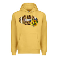 Antique Gold Leopard Print Footbal Premium Hoodie - Bettercallsaul
