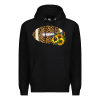 Black Leopard Print Footbal Premium Hoodie - Bettercallsaul
