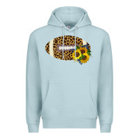 Blue Mist Leopard Print Footbal Premium Hoodie - Bettercallsaul