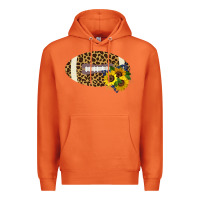 Carrot Leopard Print Footbal Premium Hoodie - Bettercallsaul