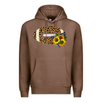 Chestnut Leopard Print Footbal Premium Hoodie - Bettercallsaul