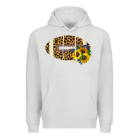 Dove Grey Leopard Print Footbal Premium Hoodie - Bettercallsaul